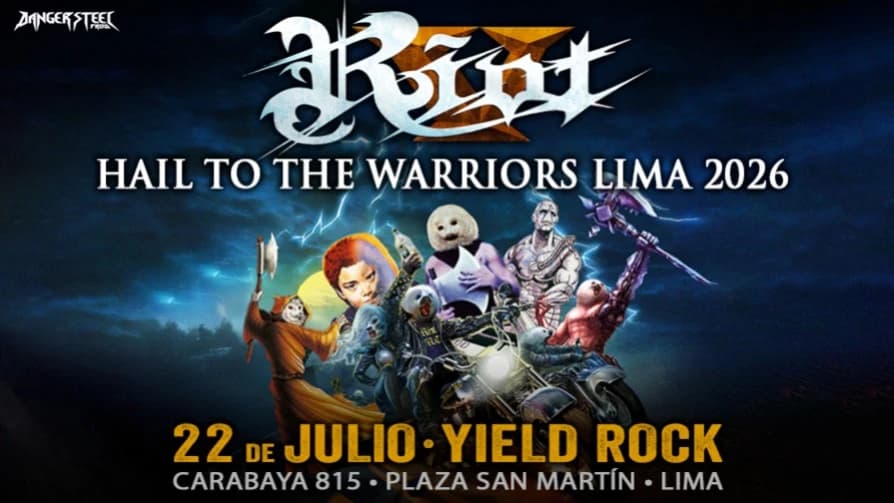 Riot V en Lima • Hail to the Warriors Tour 2026 — Concierto