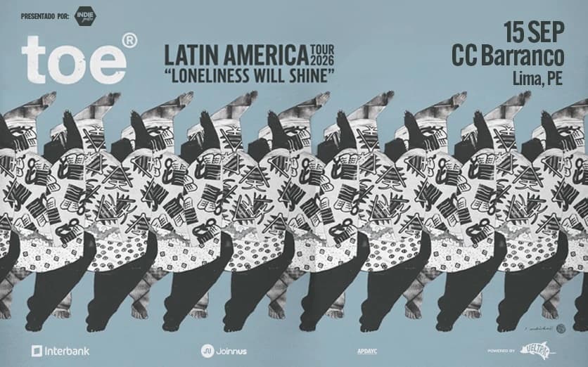 Indiegentes presenta: Toe en Lima — Concierto