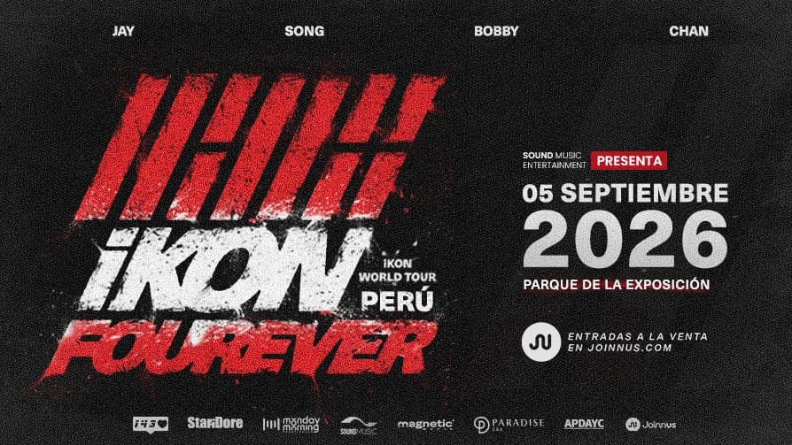 IKON - Fourever World Tour Lima - Perú — Concierto — Anfiteatro Parque de la Exposición Ikon