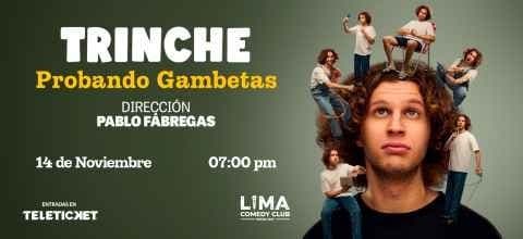 El Trinche - Martín Dardik: Probando Gambetas — Teatro — Lima Comedy Club