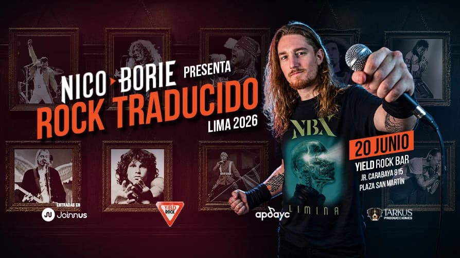 Nico Borie - Rock Traducido — Concierto