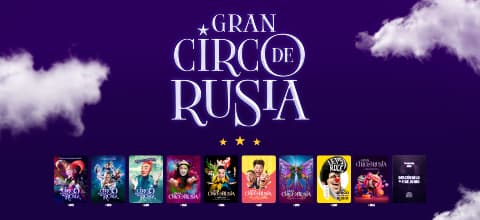 GRAN CIRCO DE RUSIA PRESENTA SUEÑA — Infantil — JOCKEY