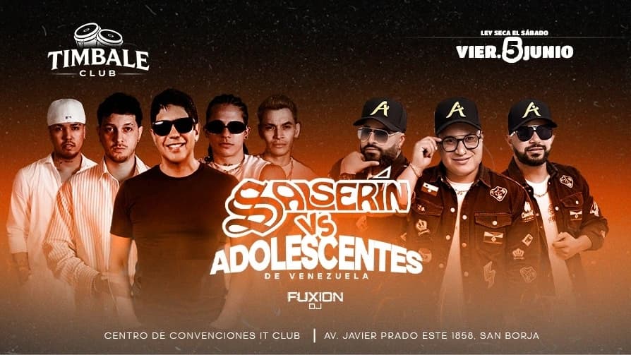 Los Adolescentes Vs Salserín - Dos Leyendas. una Sola Noche — Concierto