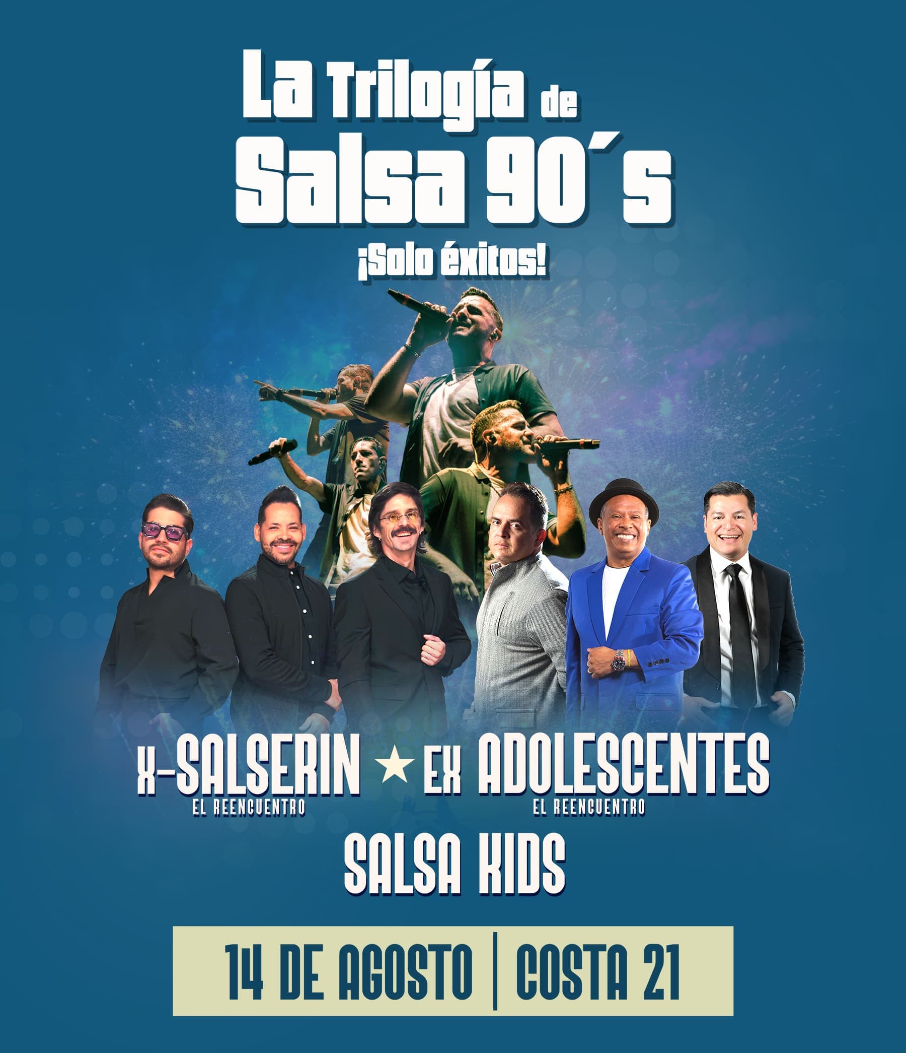 TRILOGIA DE LA SALSA 90S — Otro — MULTIESPACIO COSTA 21