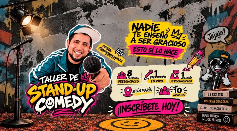 Taller de Stand-up Comedy por Gorrita Balmaceda — Taller