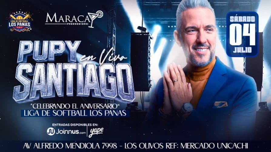 Aniversario de Pupy Santiago — Concierto