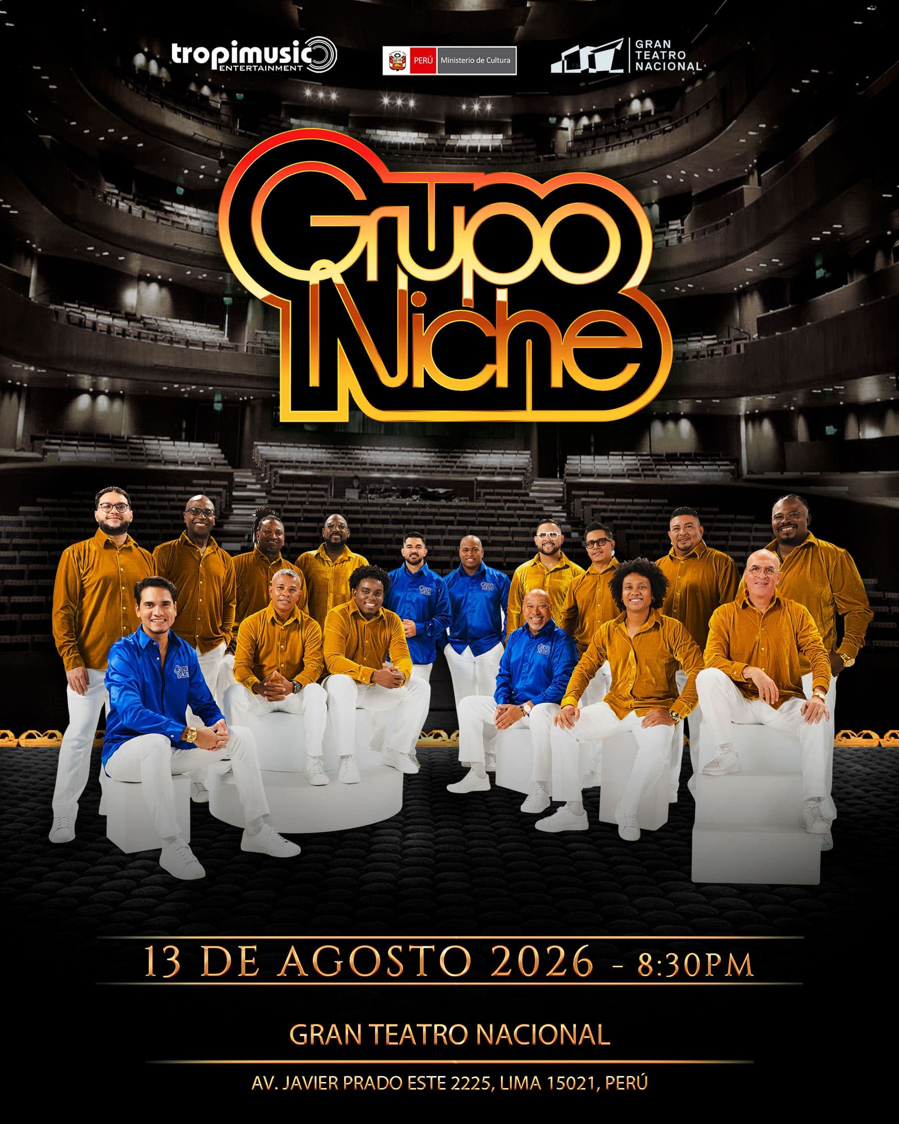 GRUPO NICHE — Teatro — GRAN TEATRO NACIONAL