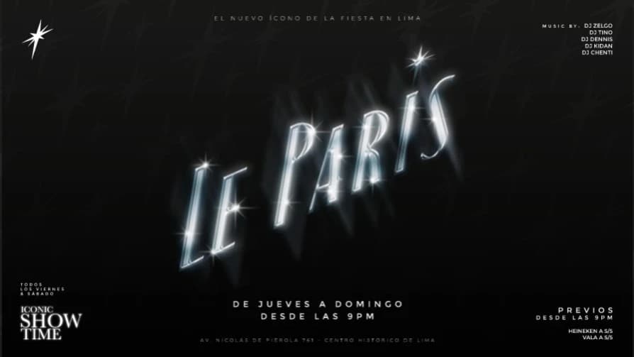 OPEN SEASON - 19.06 | LE PARIS — Otro
