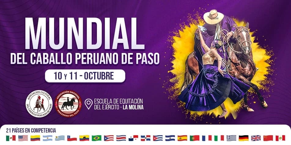 Mundial del Caballo Peruano de Paso 2026 — Otro — Escuela de Equitación-Mundial de Caballo de paso