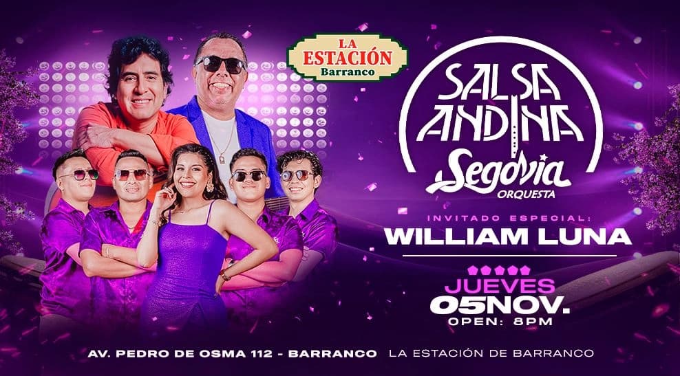 Salsa Andina con Segovia Orquesta y William Luna
