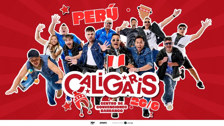 CALIGARIS EN LIMA | 26 DE JUNIO — Concierto