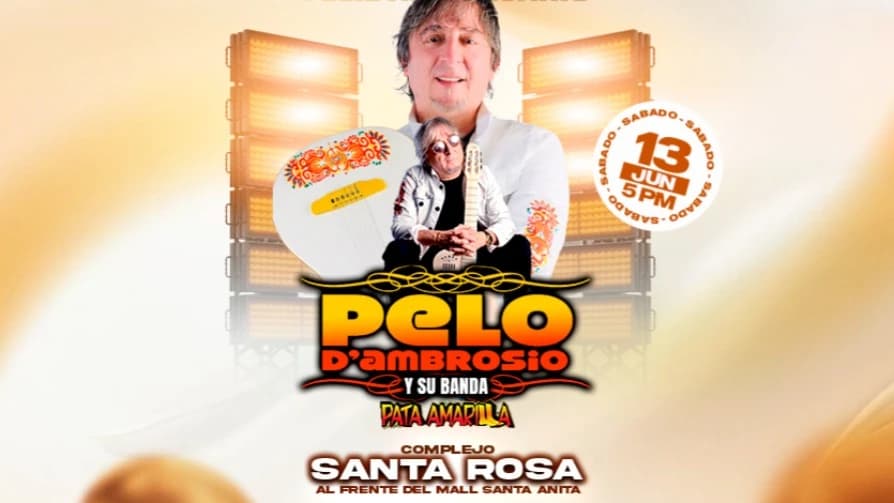 Feliz Aniversario Pelo D'Ambrosio en el Complejo Santa Rosa — Concierto