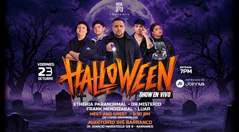 Mesa 3:33 - Edición Halloween