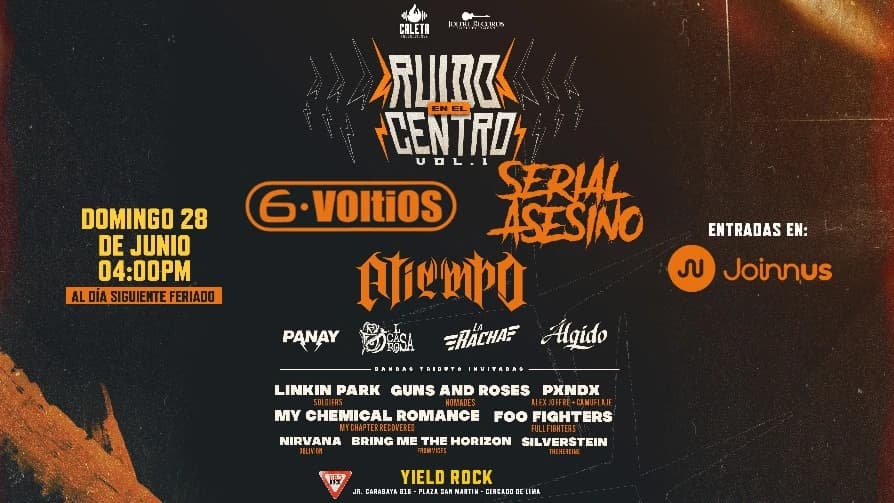RUIDO EN EL CENTRO VOL. 1 — Concierto