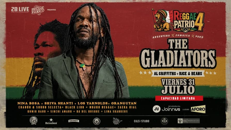 THE GLADIATORS desde Jamaica : REGGAE PATRIO 2026 — Festival