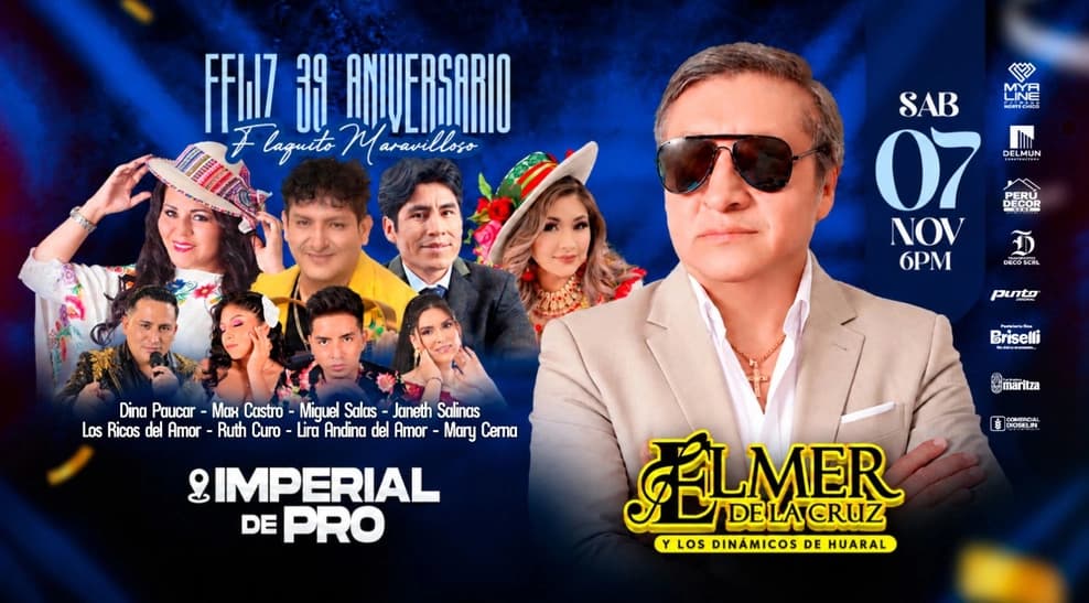 Elmer de la Cruz: 39 grandioso aniversario