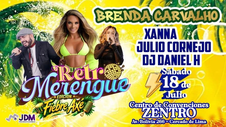 Retromerengue: Fiebre Axé — Concierto — Centro de Convenciones Zentro