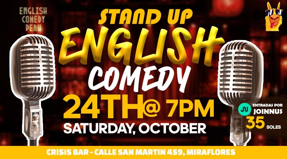 Stand-up comedy en inglés — Teatro