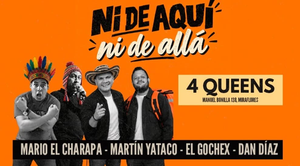 Ni de aquí, ni de allá: show de comedia — Teatro