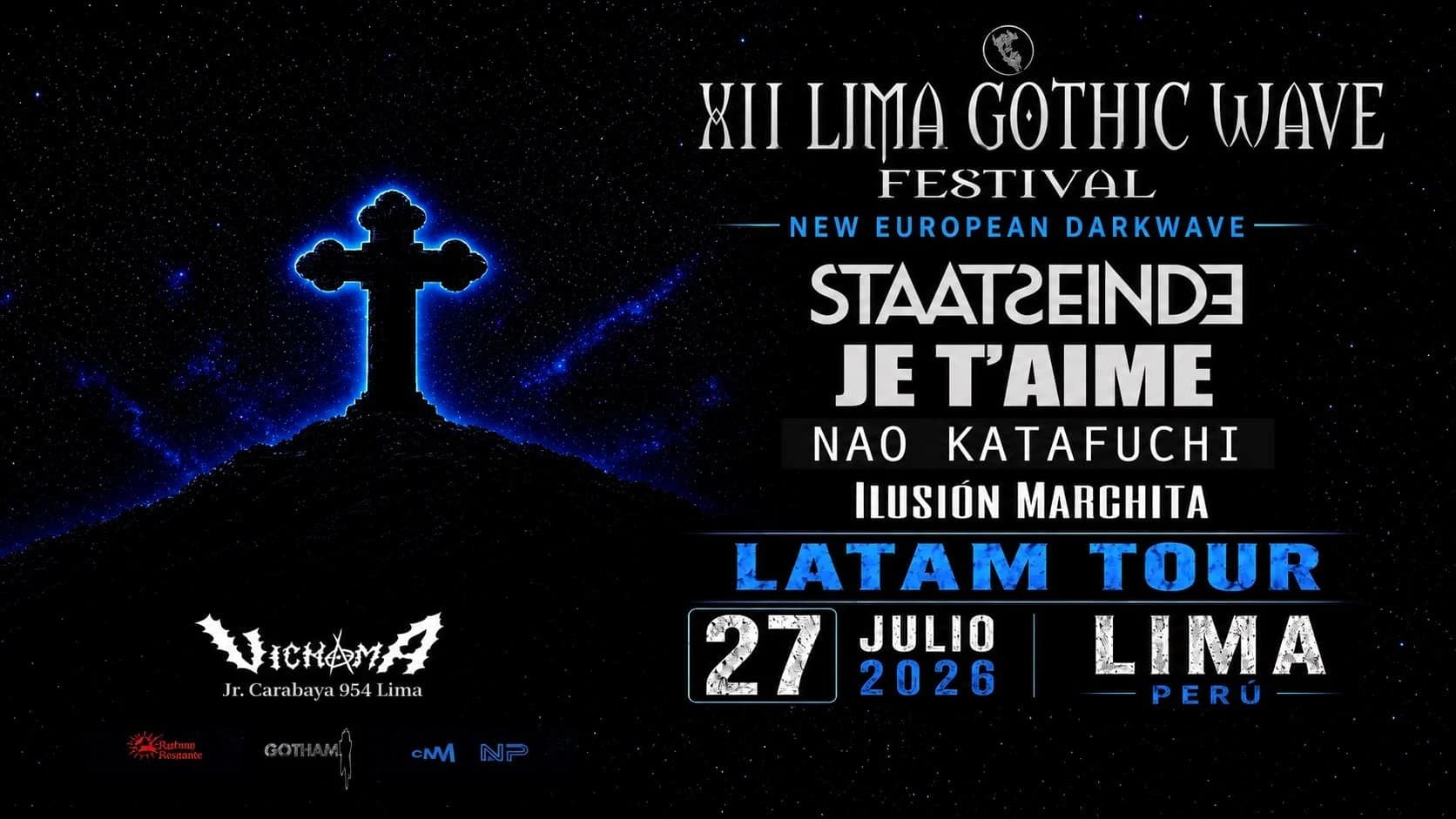 XII Lima Gothic Wave "New European Dark Wave" — Concierto
