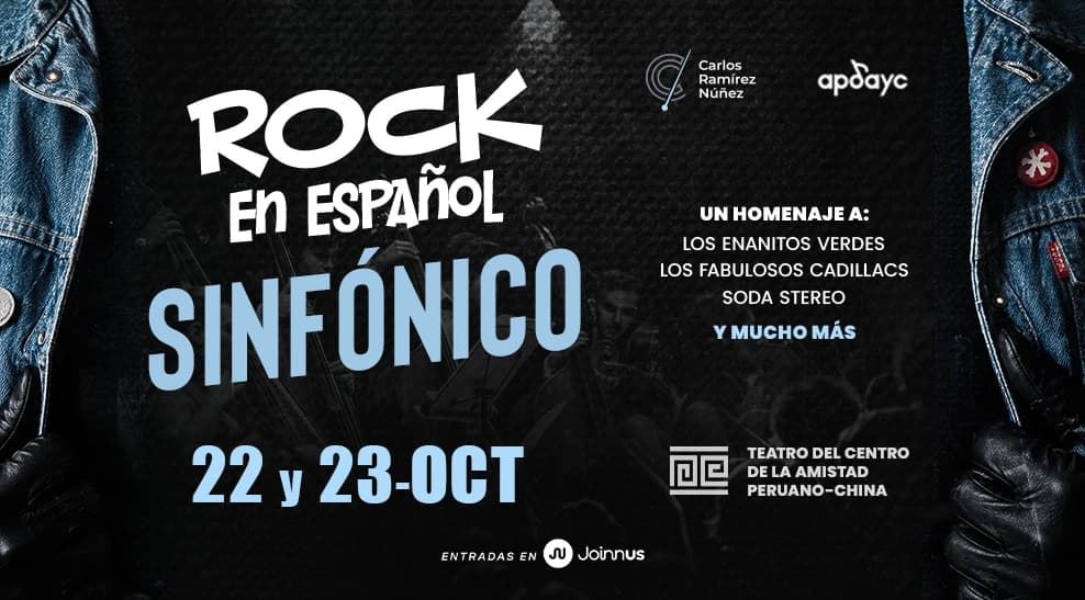 Rock en Español Sinfónico — Concierto — Teatro del Centro de la Amistad Peruano China