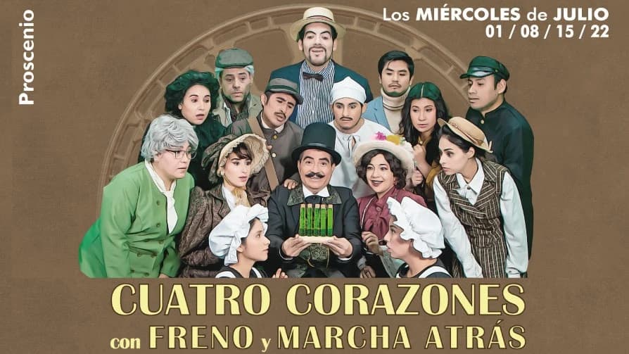 Cuatro Corazones con Freno y Marcha Atrás — Teatro