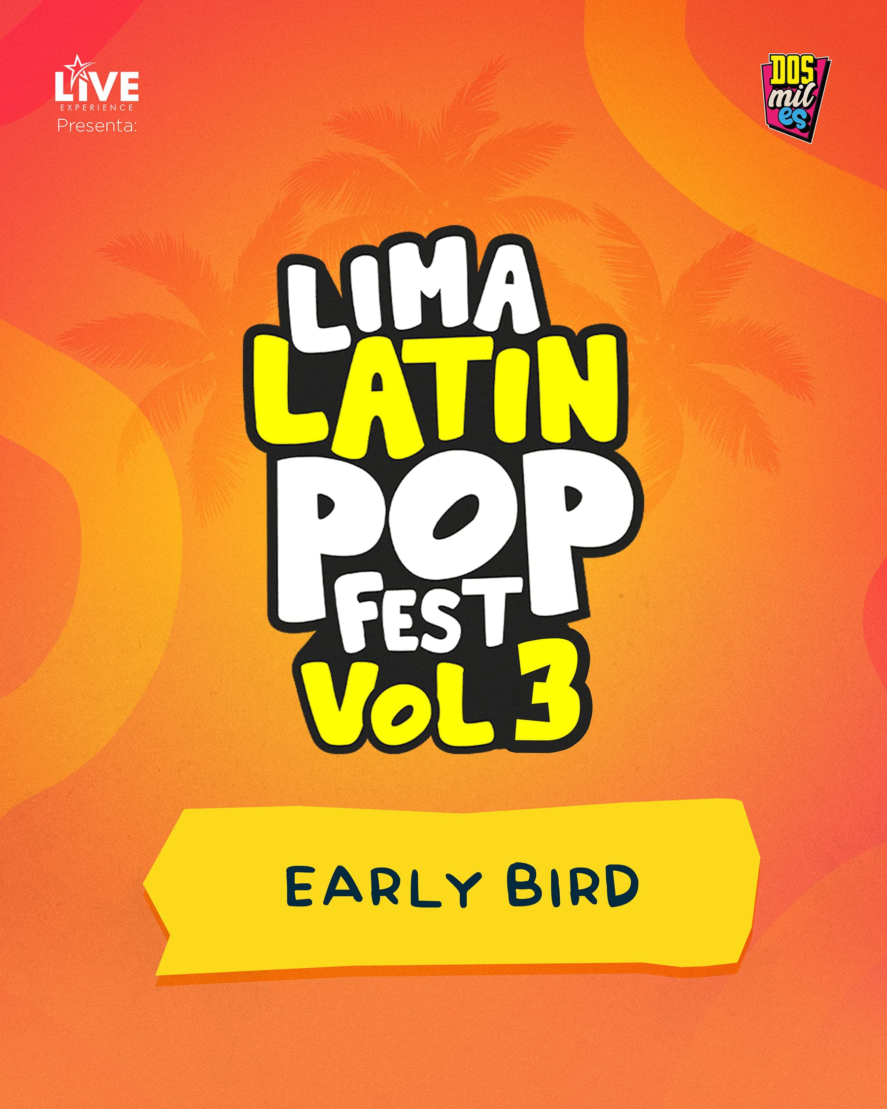 LIMA LATIN POP FEST VOL. 3 — Otro — MULTIESPACIO COSTA 21