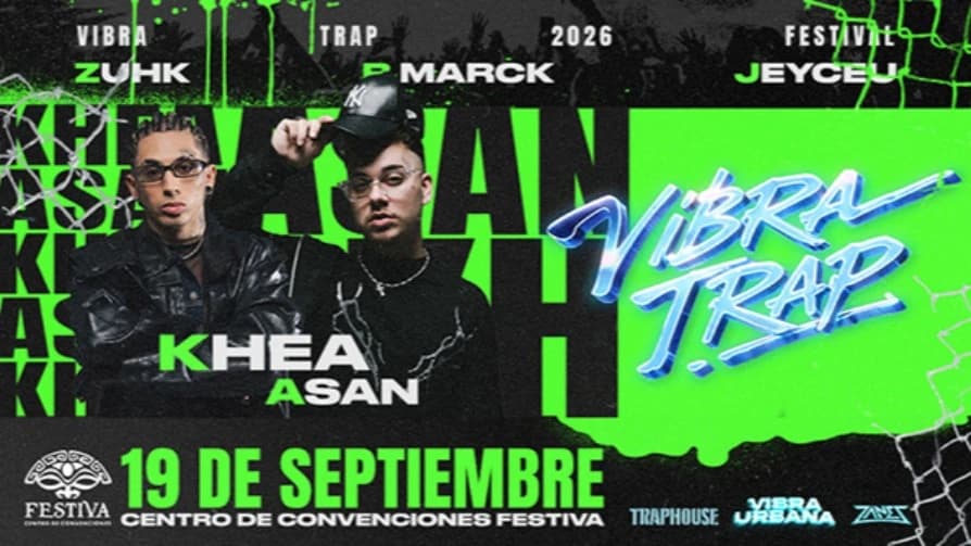 VIBRA TRAP LIMA Vol 1  KHEA & ASAN — Concierto