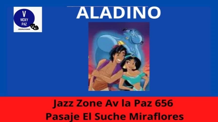 Obra Aladino — Teatro