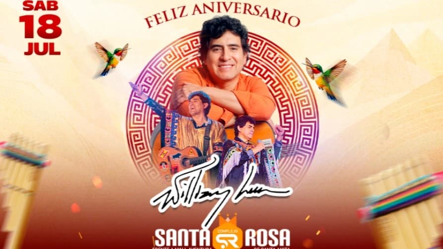 Feliz Aniversario William Luna en el Complejo Santa Rosa — Concierto