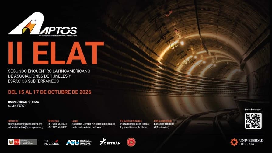 II Encuentro Latinoamericano de Asociaciones de Túneles y Espacios Subterráneos (ELAT 2026) — Conferencia