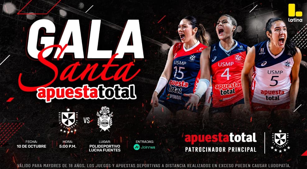 Estacionamiento: Gala Santa 2026 USMP — Deporte — Polideportivo Lucha Fuentes