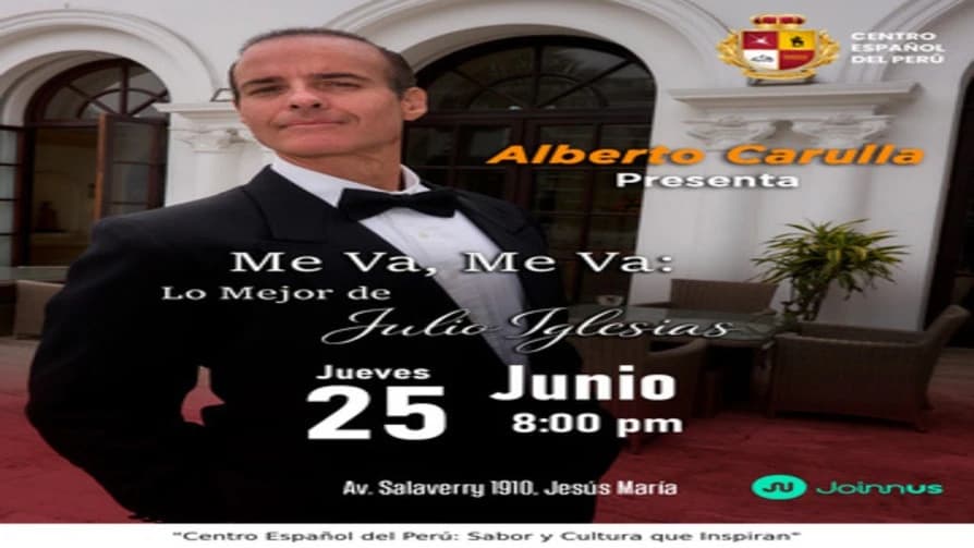 Alberto Carulla - Me Va, Me Va: lo Mejor de Julio Iglesias — Concierto