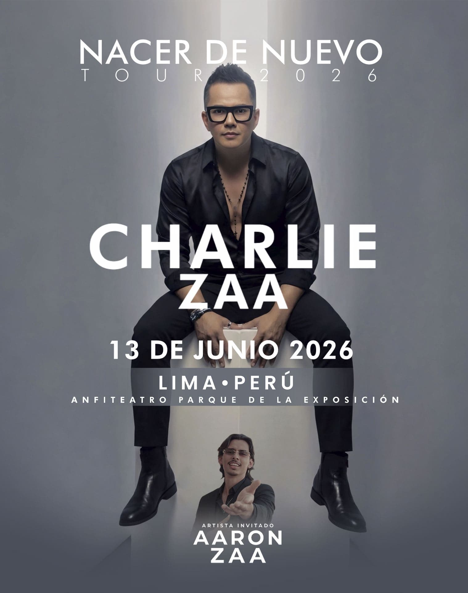 CHARLIE ZAA EN LIMA — Exposición — Anfit. Parque de Exposición