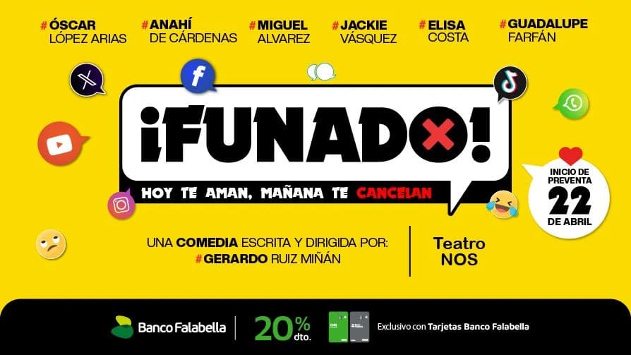 ¡FUNADO! – Comedia Teatral — Teatro — NEW_TEATRO_NOS