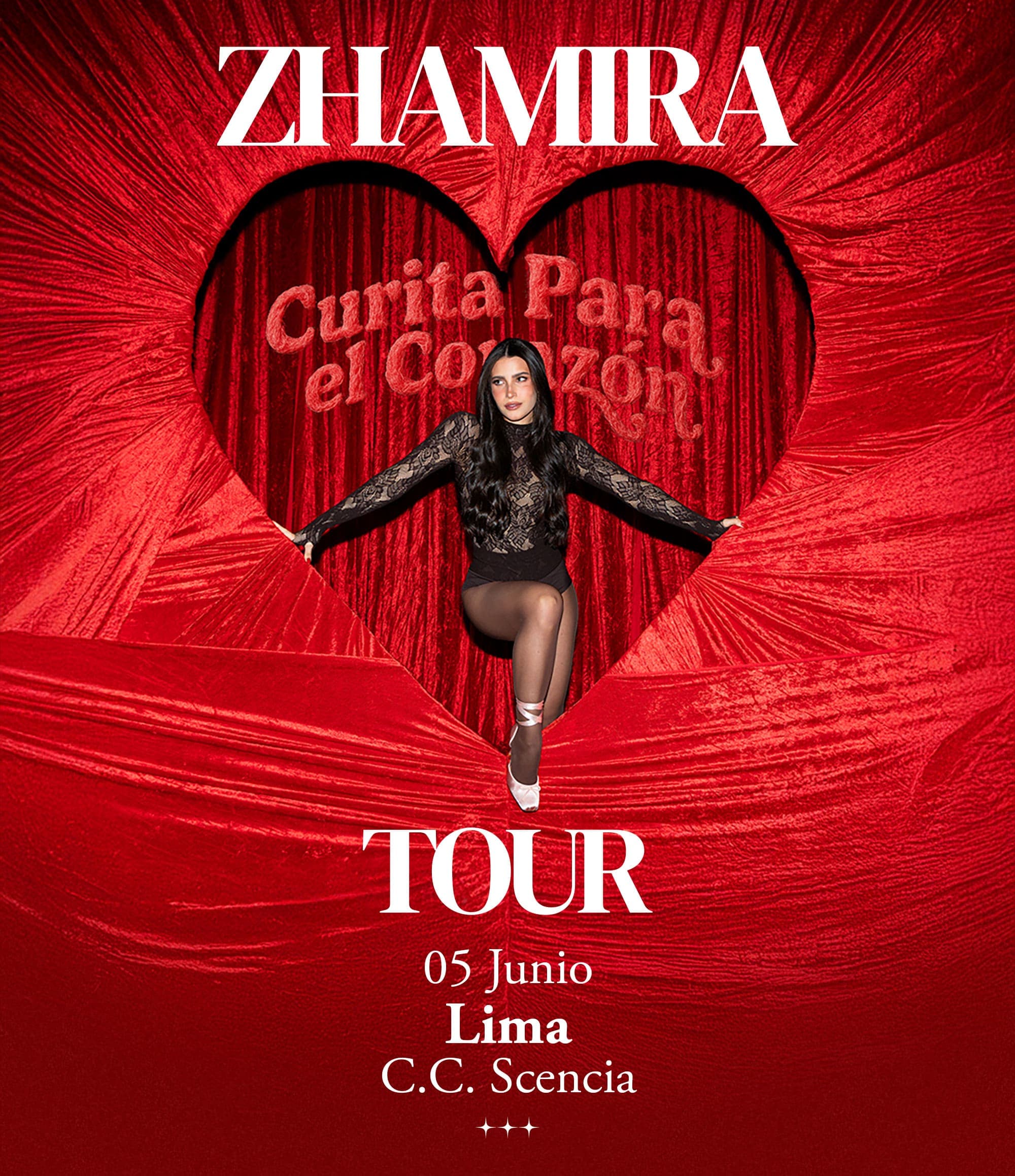 ZHAMIRA - CURITA PARA EL CORAZÓN TOUR — Otro — SCENCIA LA MOLINA