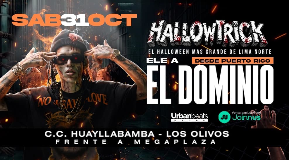 Hallowtrick con El Dominio — Concierto — CC Huayllabamba