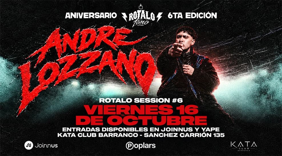 Aniversario Rótalo Tono edición #6 con Andre Lozzano — Concierto