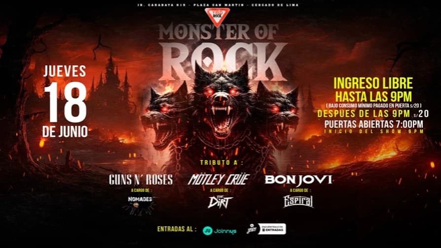 Monsters Of Rock en Yield Rock — Concierto