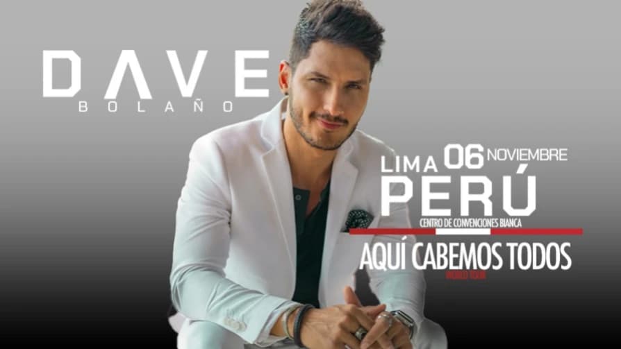 Dave Bolaño en Lima 2026- Aqui Cabemos Todos Tour 2026 — Concierto