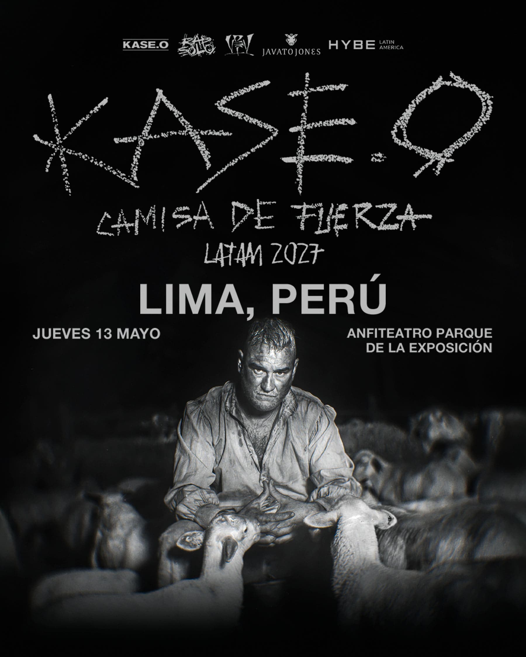 Kase.O en Lima – Camisa de Fuerza Tour — Concierto — Anfiteatro del Parque de la Exposición
