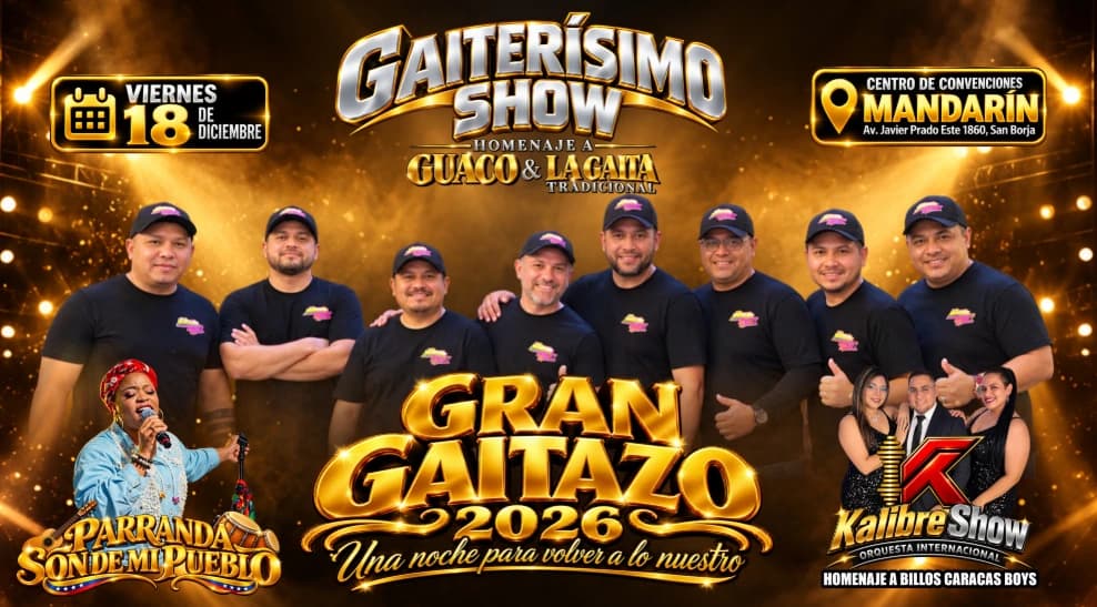 Gran Gaitazo 2026 — Concierto — Centro de Convenciones de Lima