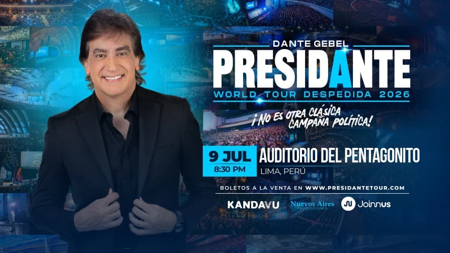 PRESIDANTE 2026 | World Tour Despedida - Dante Gebel — Conferencia — PENTAGONITO 202601