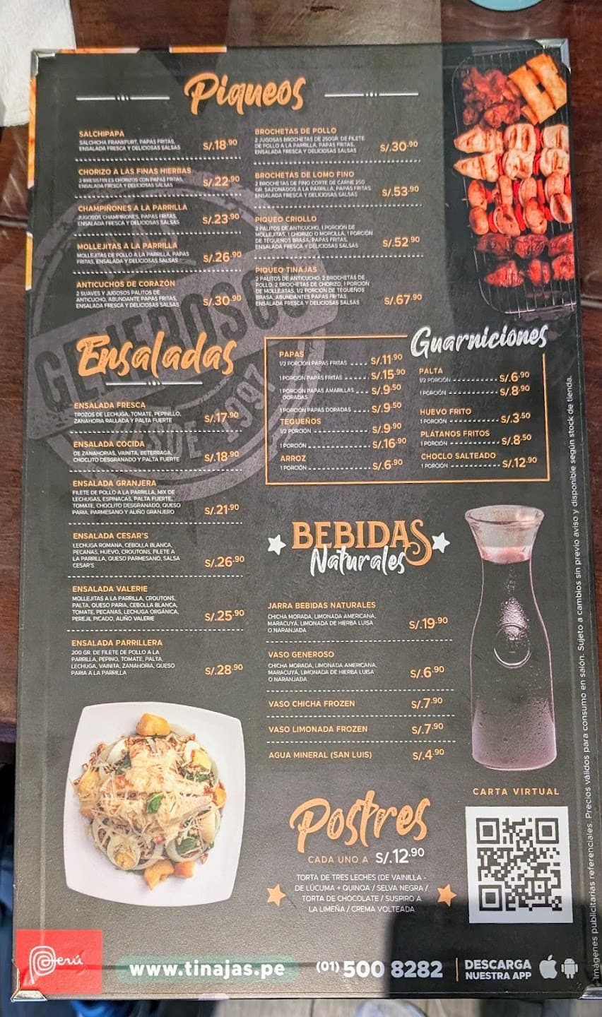 Tinajas Chicken & Grill — Barranco
