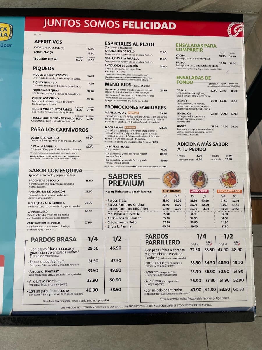 Pardos Chicken — Larcomar
