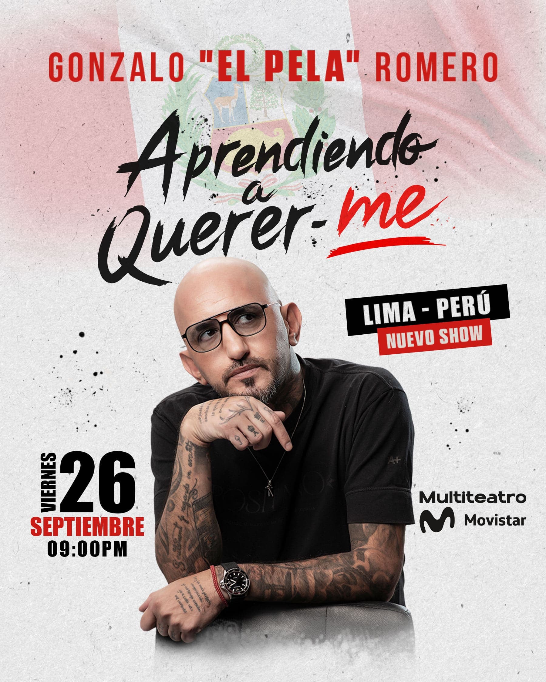 El Pela Romero: Aprendiendo a Quererme — Conferencia — MULTITEATRO MOVISTAR