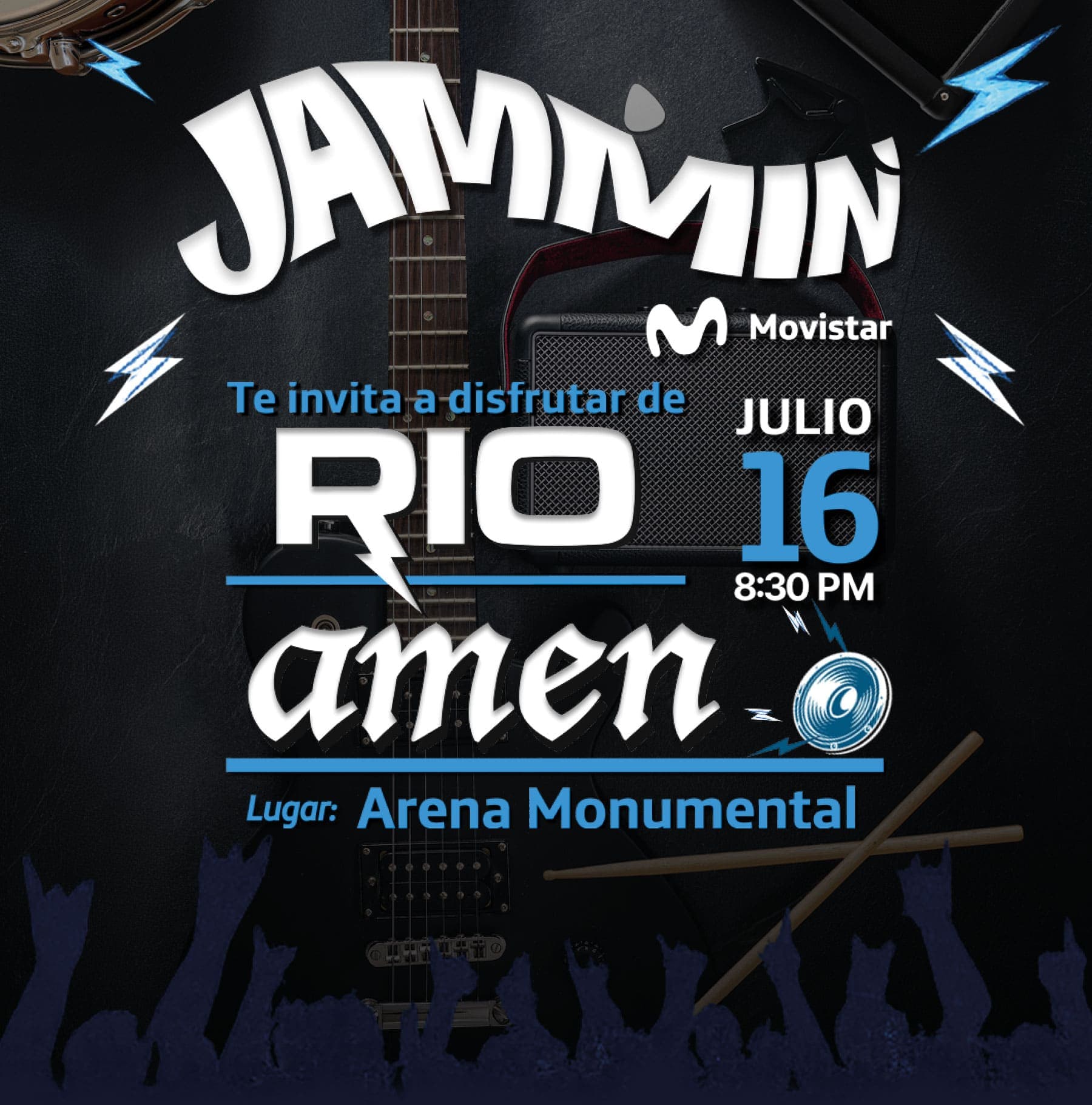 Jammin – Río y Amén — Concierto — ARENA MONUMENTAL