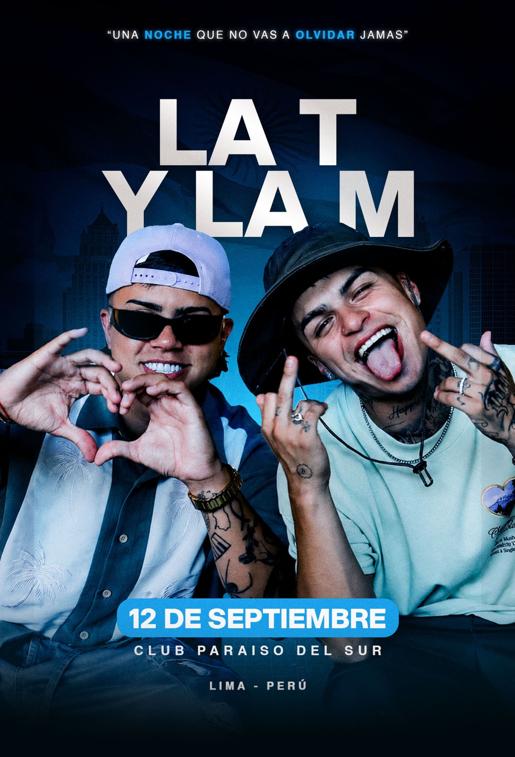 La T y la M en Lima — Concierto — CLUB PARAISO DEL SUR