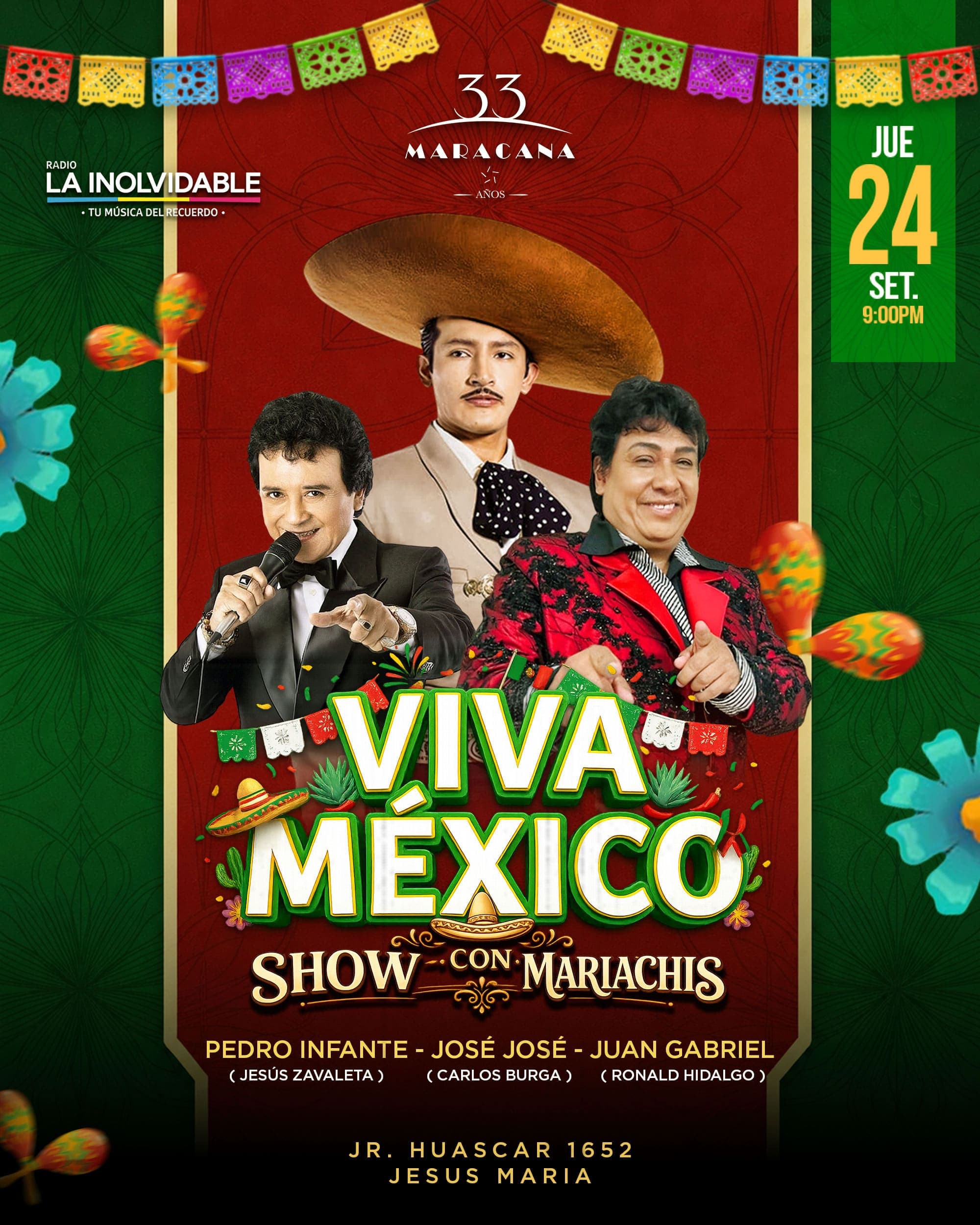Viva México — Concierto — CENTRO DE CONVENCIONES MARACANA
