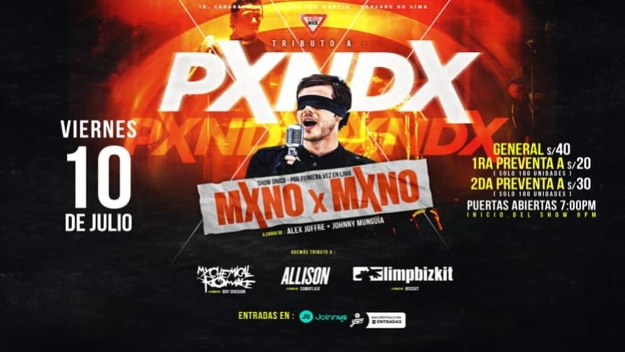 PXNDX - MXNO x MXNO — Concierto